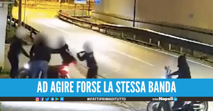 Colpi di pistola e speronamento, doppia rapina nel Napoletano due 17enni in scooter vittime dei raid