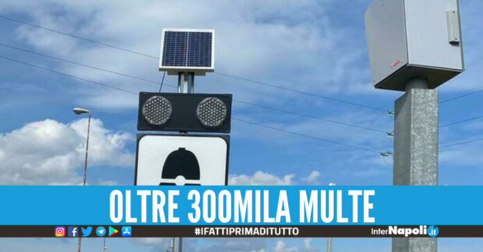 Multe salatissime rilevate dall'autovelox.