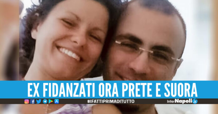 Paola e Angelo: Prima ex fidanzati ora rispettivamente prete e suora.