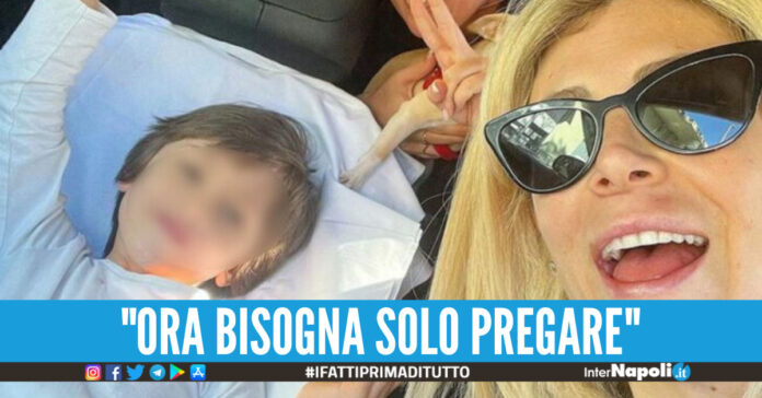 Paola Caruso, il figlio Michele è stato operato: «Ora bisogna solo pregare. Forza amore mio sei più forte di me»