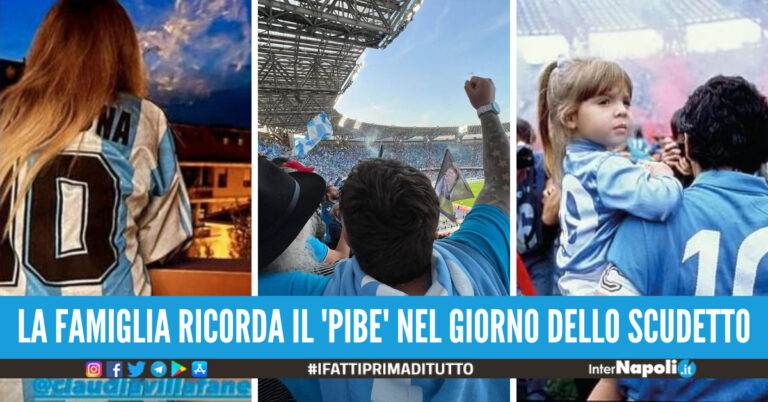 “Papà, un peccato che tu non sia qui”: da Giannina a Diego Jr., l’omaggio dei figli di Maradona al Napoli campione d’Italia