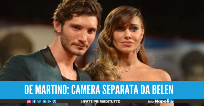 Camere separate per De Martino e Belen, una nuova crisi in vista?