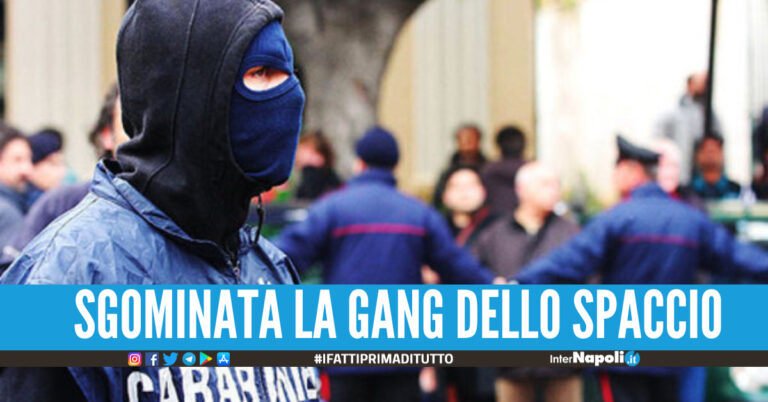 Piazza di spaccio sgominata nel Napoletano: 33 arresti e 184 capi d’imputazione