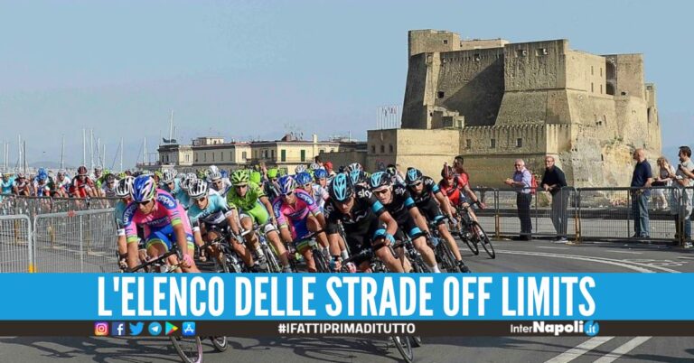 Il Giro d'Italia torna a Napoli, scattano le chiusure delle strade e i divieti