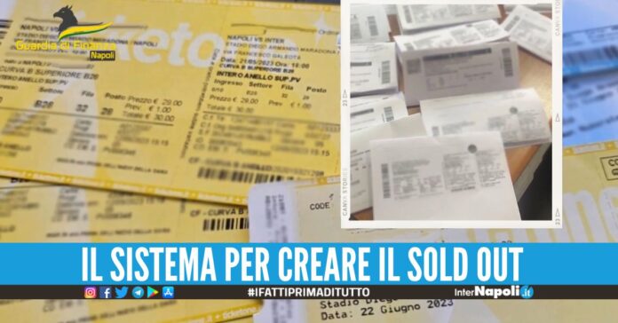 Sgominata banda di bagarini, prezzi raddoppiati per le partite del Napoli