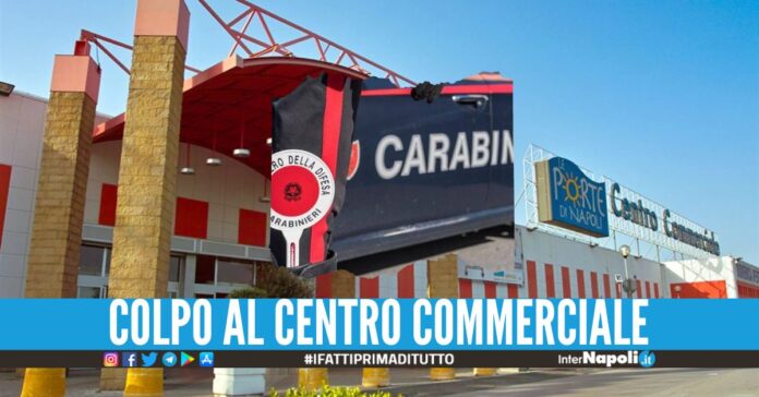 Assaltano il portavalori fuori all'Ipercoop di Afragola, banditi in fuga con il bottino