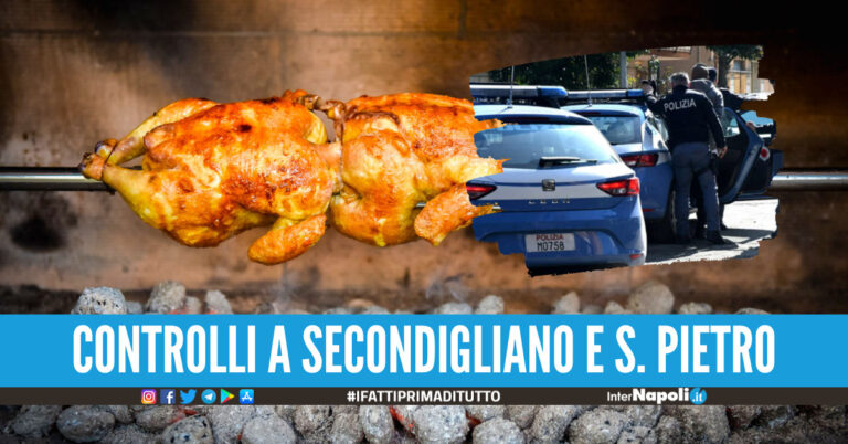 Blitz a Secondigliano e S. Pietro a Patierno: irregolarità nella vendita di polli allo spiedo e supermecati