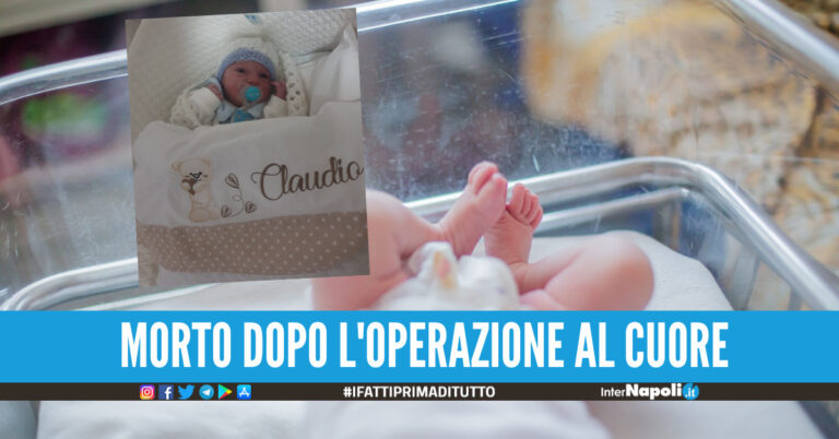 Dramma nel Napoletano, il piccolo Claudio muore a 3 mesi. I genitori Vogliamo la verità