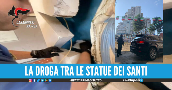 Droga nascosta negli altarini e nelle cassette della posta, blitz in provincia di Napoli