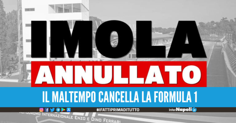 Il maltempo cancella la Formula 1, cancellato il Gran Premio di Imola