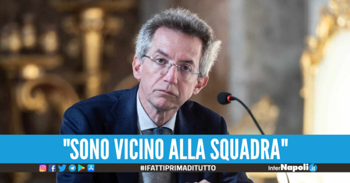 Il sindaco di Napoli Gaetano Manfredi