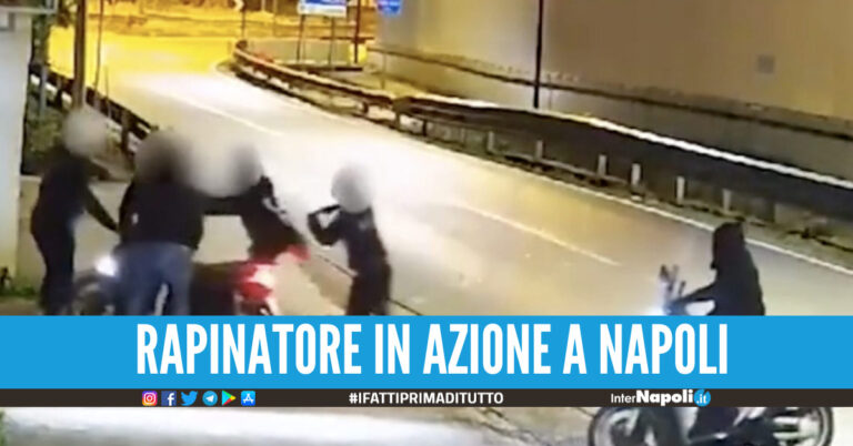 Napoli violenta, vittime spinte a terra e rapinate malvivente arrestato dalla polizia