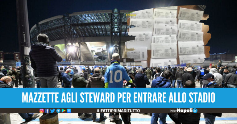 Nomi inventati sui biglietti, i sold out fittizi al Maradona indagati bagarini, steward e titolari di ricevitorie