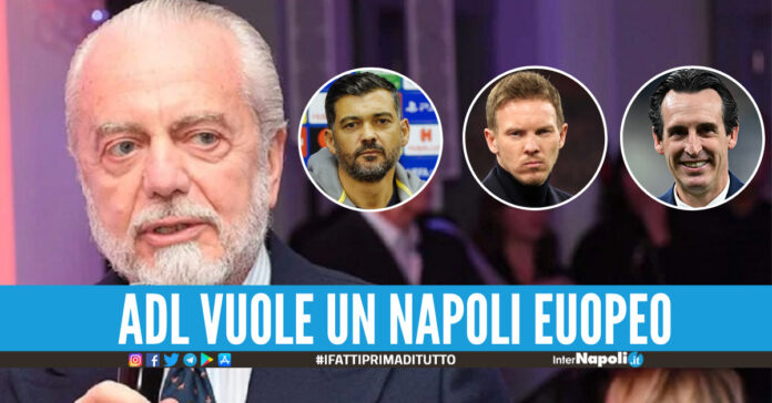 Panchina Napoli, Adl guarda all'estero Nagelsmann, Conceiçao ed Emery nella lista