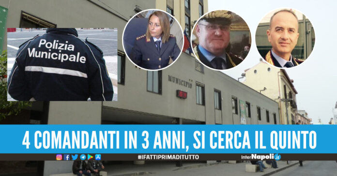 Polizia Municipale di Giugliano senza pace, Maiello va di nuovo via il Comando resta senza guida