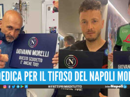 Tifoso del Napoli muore prima dello Scudetto, la dedica di giocatori e Spalletti Giovanni Morelli, questa vittoria è anche tua