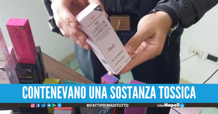 Truffa per la festa della mamma a Napoli, maxi sequestro di profumi e cosmetici erano tossici e cancerogeni