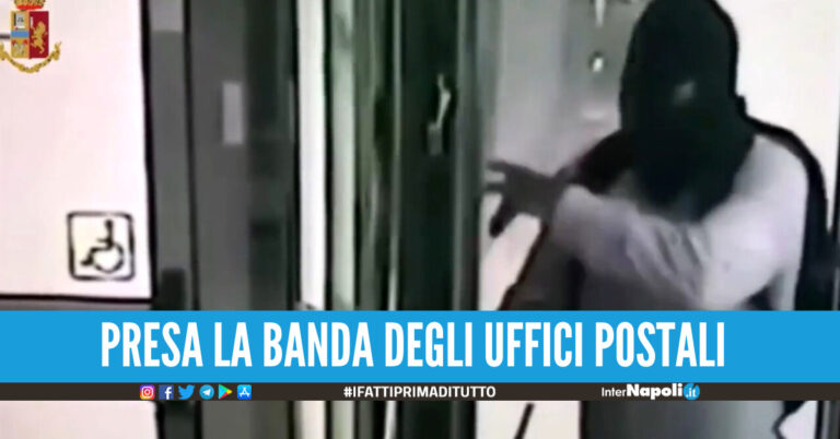Assalti agli uffici postali a Napoli, 3 arresti: incastrati dalle telecamere e dalle targhe