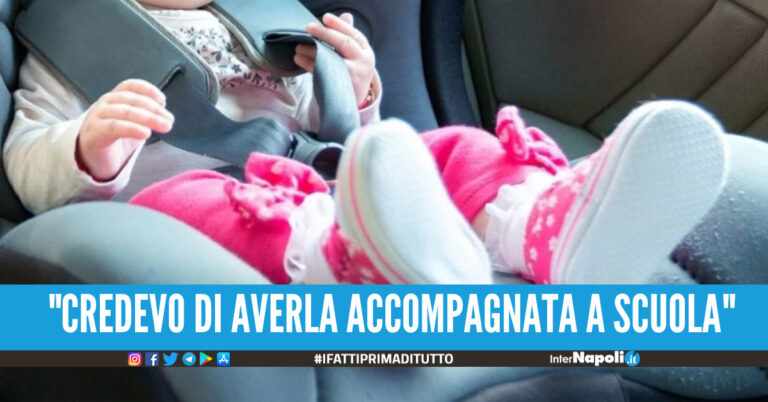 Bimba dimenticata in auto, il padre «Ricordo di averla accompagnata all'asilo, è assurdo...»