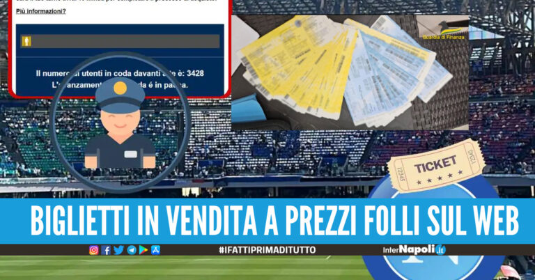 Caos per i biglietti di Napoli-Sampdoria, la Finanza apre un'inchiesta sui ticket della festa scudetto