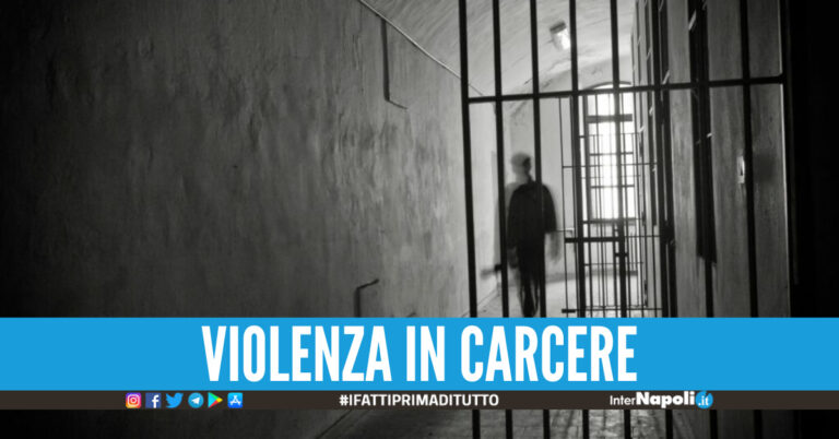 Follia nel carcere di Roma, detenuto rompe il naso all’agente con una testata