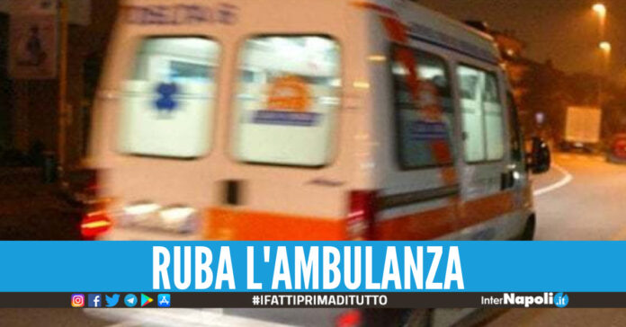 Coppia inscena un malore e ruba un'ambulanza.