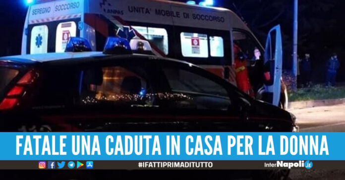 casalinga muore casertano