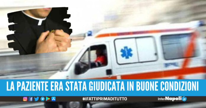 Prete aggredisce 118