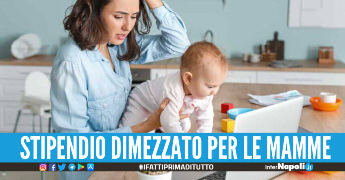 Le mamme hanno uno stipendio più basso rispetto alle donne senza figli.