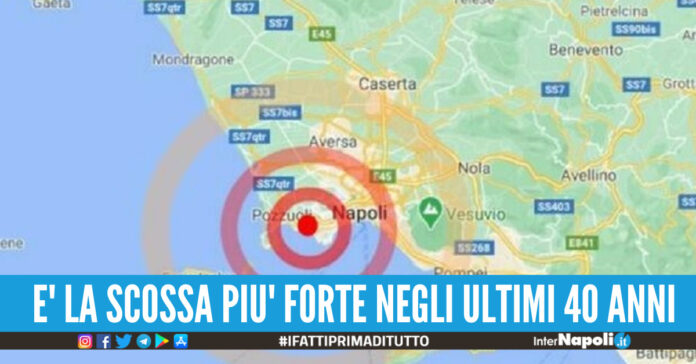 scossa campi flegrei