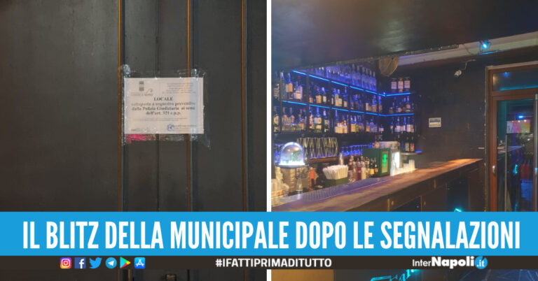 disco bar sequestrato napoli