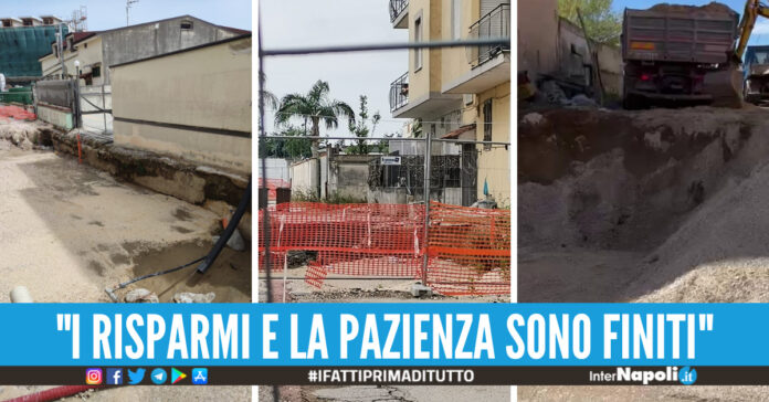 crollo a villaricca voragine