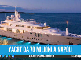 Nel golfo di Napoli c'è Siren: il super yacht da 70 milioni