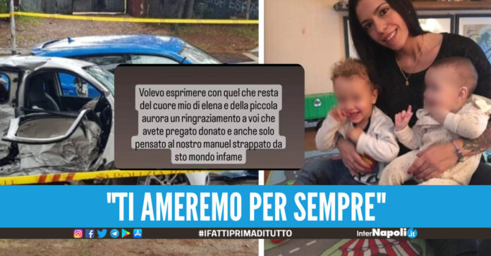 Bimbo morto in incidente