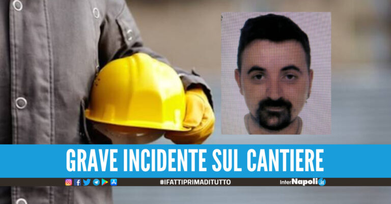 Un altro dramma sul lavoro in Campania, Emanuele colpito da una trave: morto sul colpo