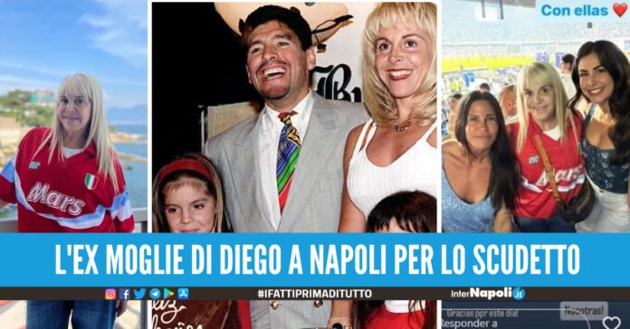 Claudia Villafañe torna a Napoli dopo 12 anni: 