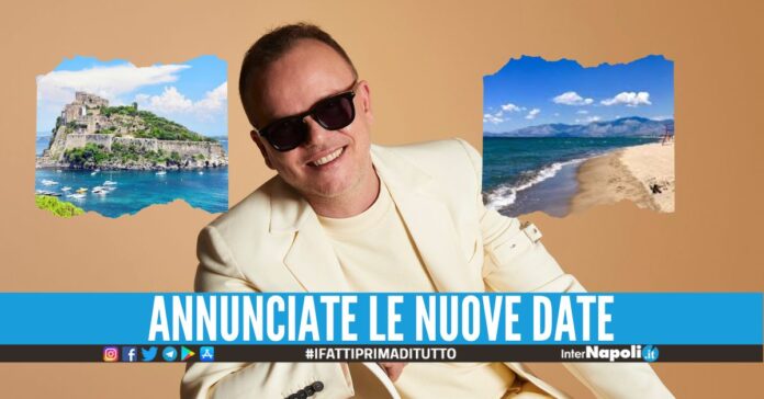 Estate in musica con Gigi D'Alessio, 2 nuovi concerti a Ischia e Baia Domizia