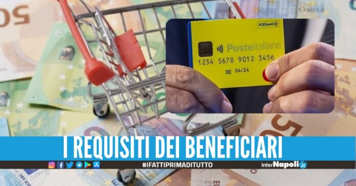 Bonus da 380 euro con la carta spesa, il chiarimento per i percettori del RdC