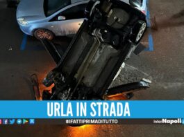 Spaventoso incidente a Frattamaggiore, due ragazze si ribaltano con l'auto
