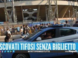 Controlli per la partita Napoli-Sampdoria, scattano denunce e multe