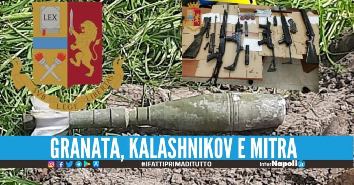 Scovate le armi da guerra del clan dei Casalesi, presi i 3 'custodi'