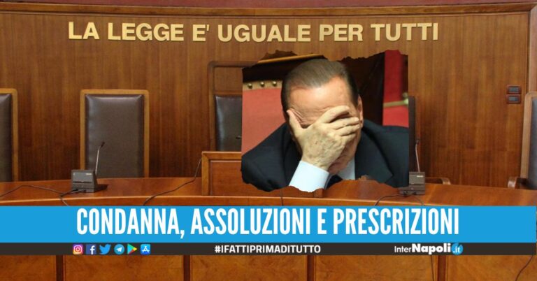 La storia di giudiziaria di Berlusconi, il politico recordman di processi