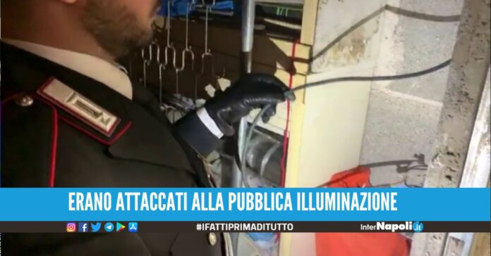 Furto di corrente da 200mila euro, scoperte 17 famiglie a Chiaiano