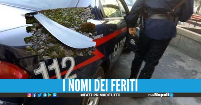 Paura ad Afragola, due uomini feriti a colpi di machete e di pistola