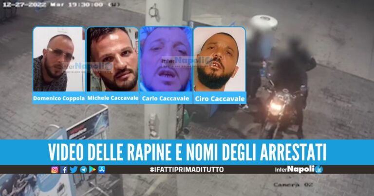 Sgominata banda di rapinatori: colpirono a Napoli, Villaricca e Casoria