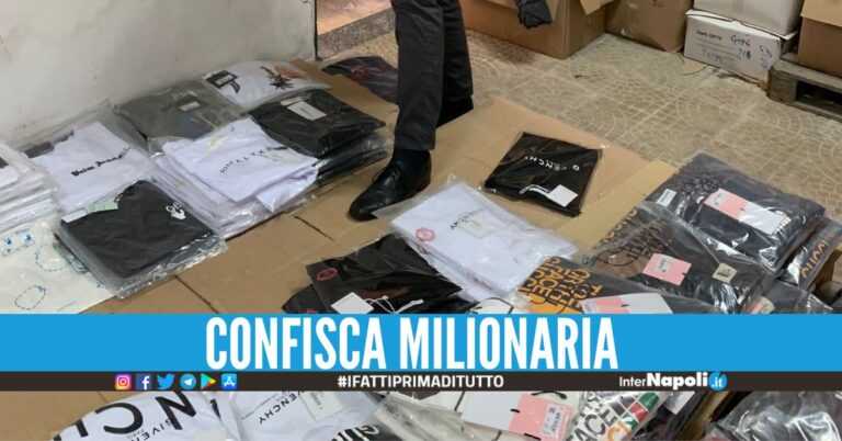 Centrale di abiti falsi scoperta a Casoria, arrestato un imprenditore