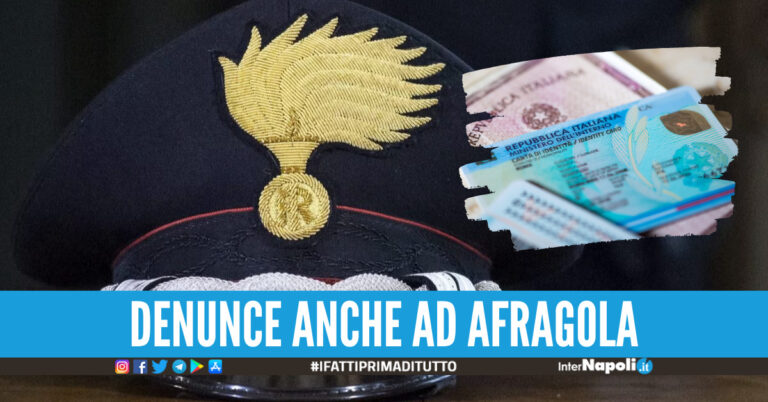 “Siamo carabinieri” e rubavano dati sensibili per fare finanziamenti: 8 denunce, blitz nel Napoletano