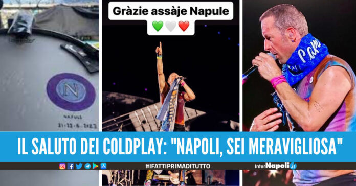 I Coldplay salutano Napoli Grazie assaje, ma è polemica per trasporti ed organizzazione