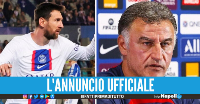 Lionel Messi, Galtier