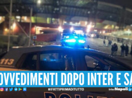 Napoli polizia Stadio Maradona